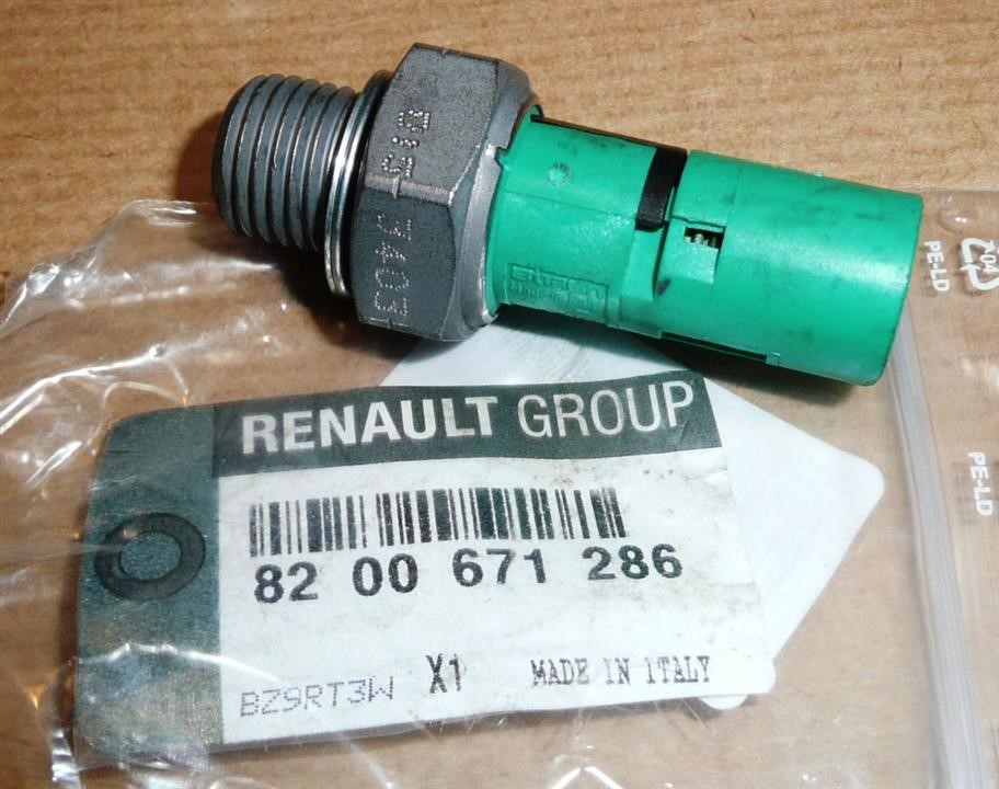 Renault 82 00 671 286 Датчик тиску оливи 8200671286: Приваблива ціна - Купити у Польщі на 2407.PL!