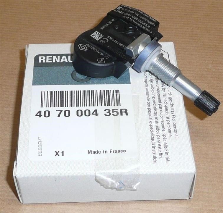 Renault 40 70 004 35R Tire pressure sensor (Tpms) 407000435R: Buy near me in Poland at 2407.PL - Good price!