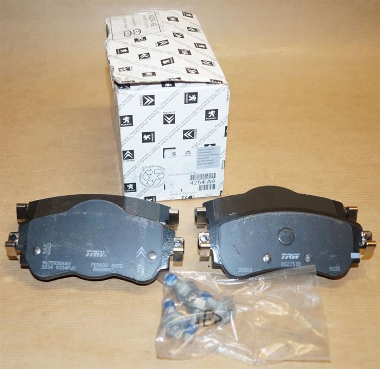 Citroen/Peugeot 4254 A9 Brake Pad Set, disc brake 4254A9: Buy near me at 2407.PL in Poland at an Affordable price!