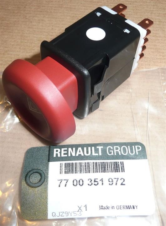 Renault 77 00 351 972 Wyłącznik 7700351972: Dobra cena w Polsce na 2407.PL - Kup Teraz!