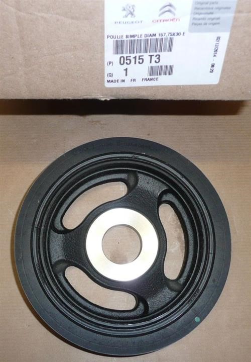 Citroen/Peugeot 0515 T3 Pulley crankshaft 0515T3: Buy near me at 2407.PL in Poland at an Affordable price!
