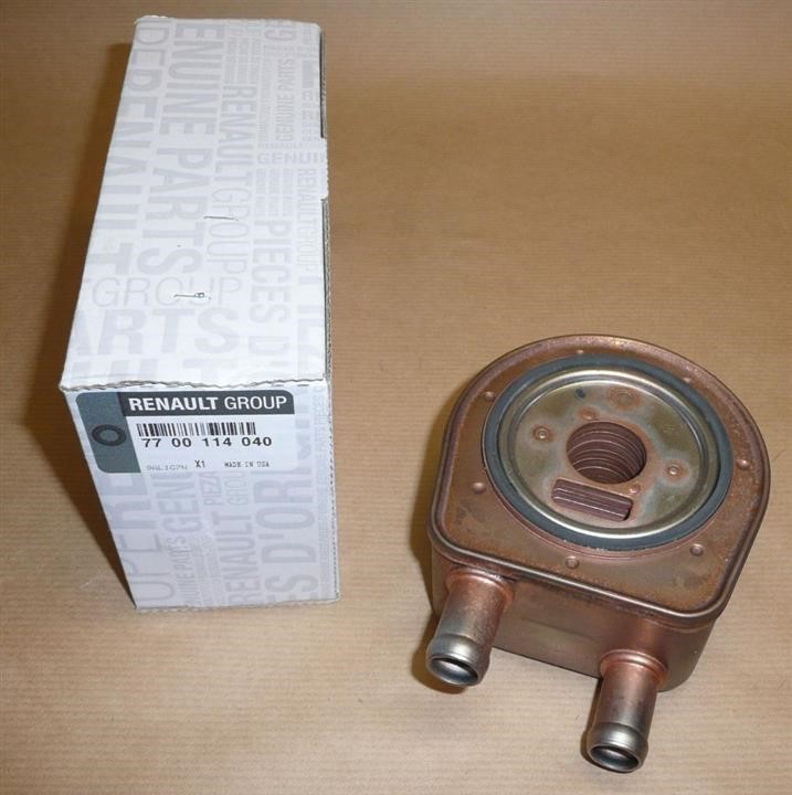 Renault 77 00 114 040 Oil cooler 7700114040: Buy near me in Poland at 2407.PL - Good price!