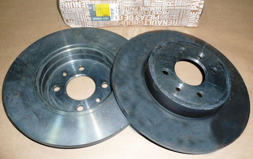 Renault 77 01 207 227 Rear brake disc, non-ventilated 7701207227: Buy near me in Poland at 2407.PL - Good price!