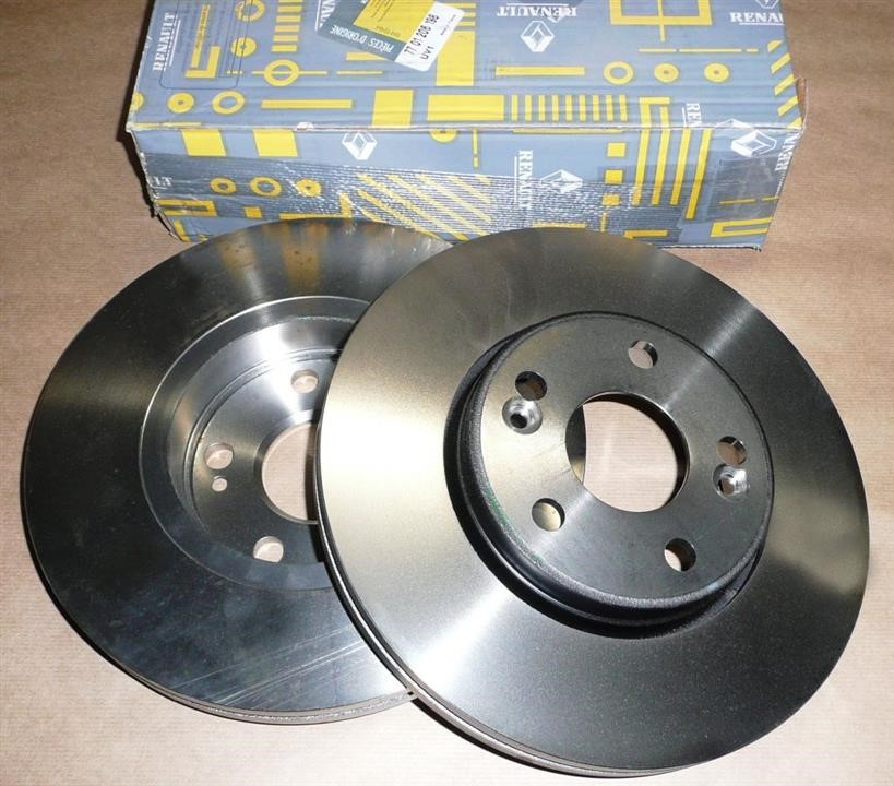 Renault 77 01 206 198 Front brake disc ventilated 7701206198: Buy near me in Poland at 2407.PL - Good price!