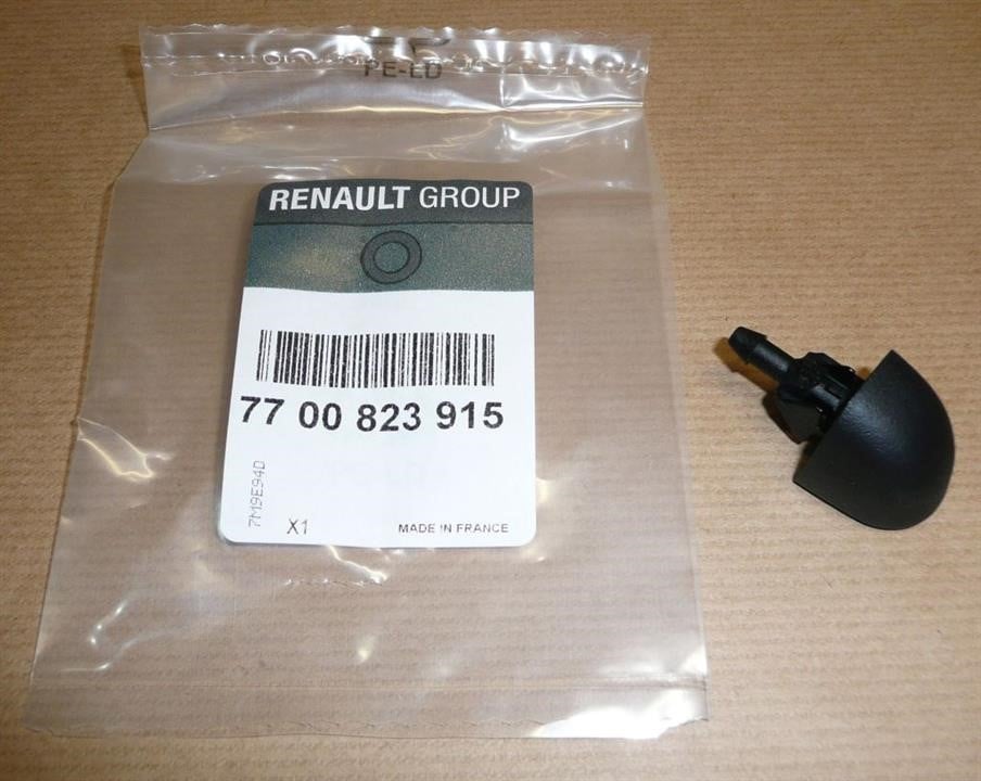 Renault 77 00 823 915 Glass washer nozzle 7700823915: Buy near me in Poland at 2407.PL - Good price!