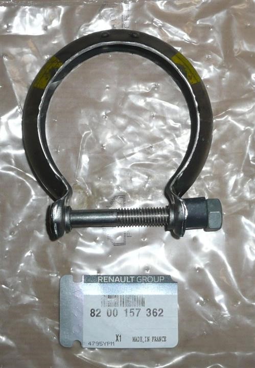 Renault 82 00 157 362 Exhaust clamp 8200157362: Buy near me in Poland at 2407.PL - Good price!