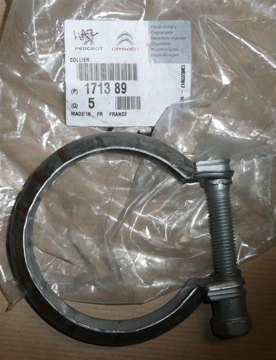 Citroen/Peugeot 1713 89 Clamp 171389: Buy near me in Poland at 2407.PL - Good price!