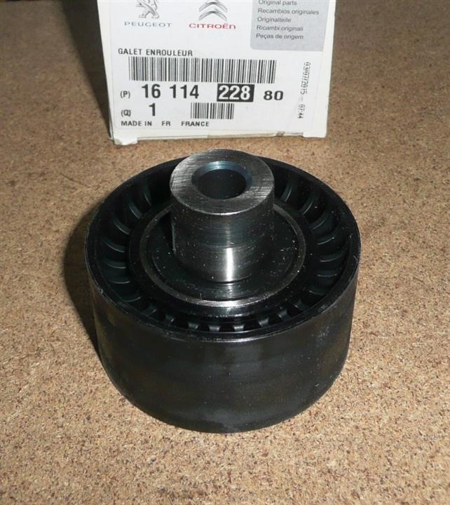 Citroen/Peugeot 16 114 228 80 Idler Pulley 1611422880: Buy near me in Poland at 2407.PL - Good price!