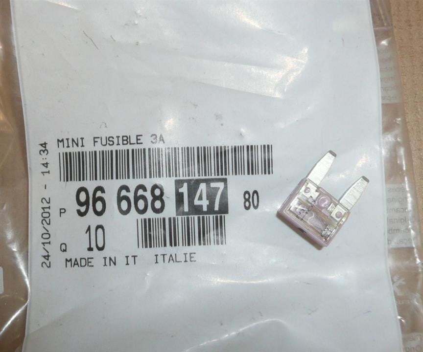 Citroen/Peugeot 96 668 147 80 Fuse 9666814780: Buy near me in Poland at 2407.PL - Good price!