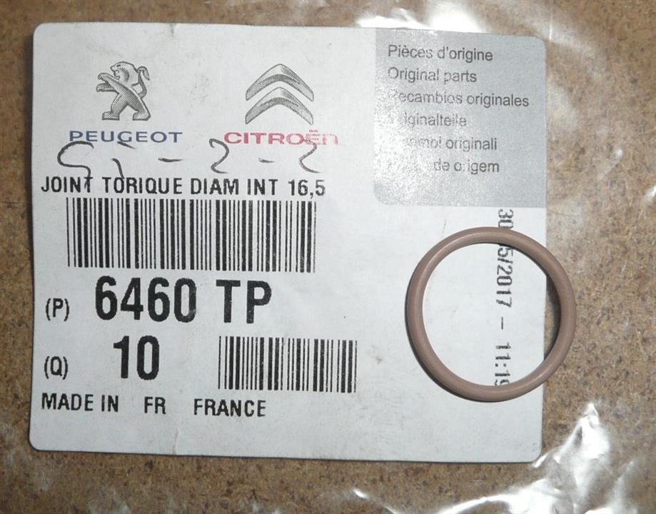 Citroen/Peugeot 6460 TP Кольцо уплотнительное 6460TP: Отличная цена - Купить в Польше на 2407.PL!