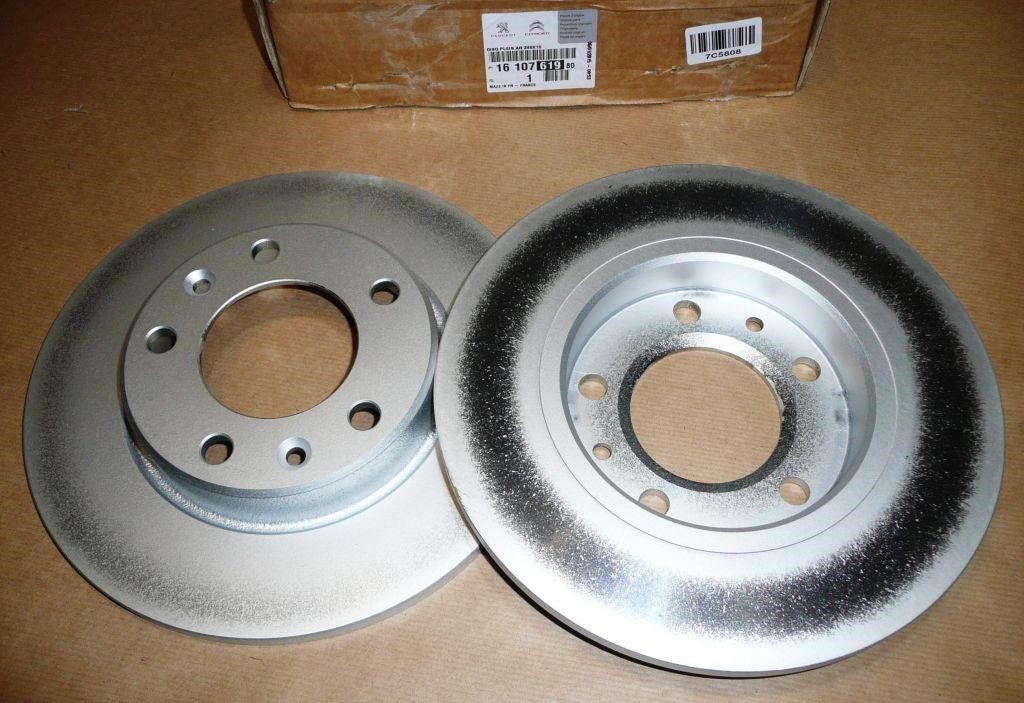 Citroen/Peugeot 16 107 619 80 Brake disc 1610761980: Buy near me at 2407.PL in Poland at an Affordable price!