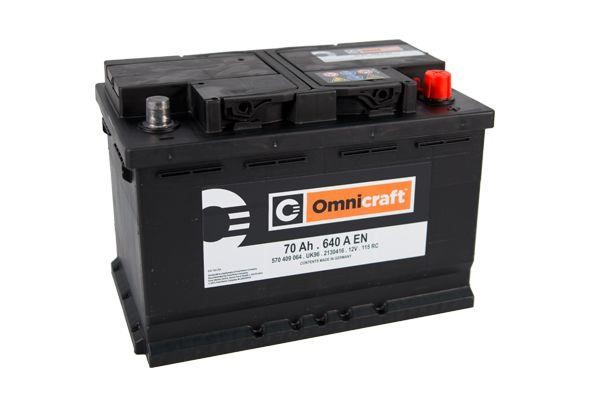 Omnicraft 2130416 Battery Omnicraft 12V 70AH 640A 2130416: Buy near me in Poland at 2407.PL - Good price!