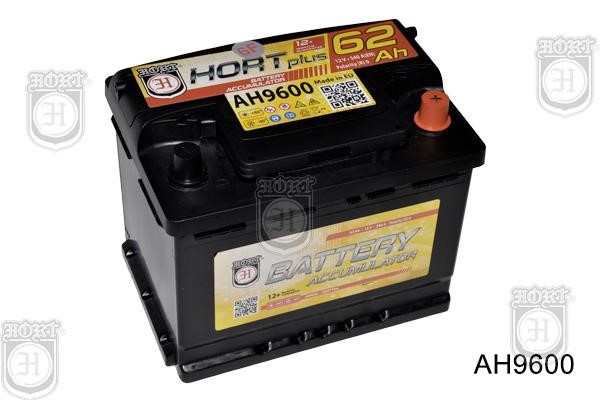 Hort AH9600 Battery Hort 12V 62AH 540A(EN) R+ AH9600: Buy near me in Poland at 2407.PL - Good price!