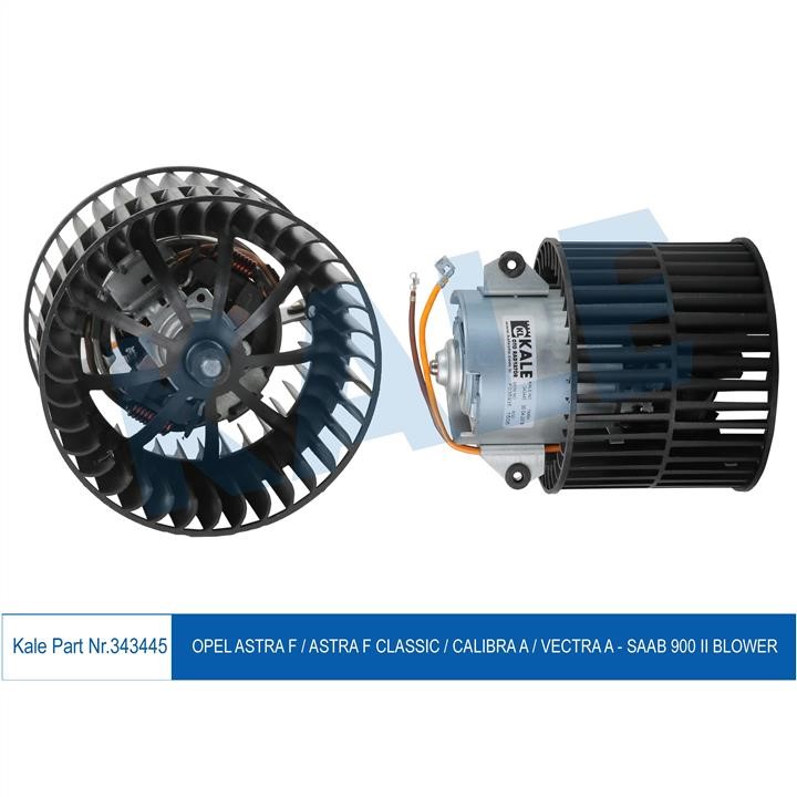 Kale Oto Radiator 343445 Fan assy - heater motor 343445: Buy near me in Poland at 2407.PL - Good price!