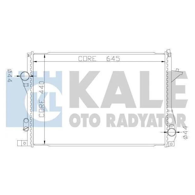Kale Oto Radiator 341915 Radiator, engine cooling 341915: Buy near me in Poland at 2407.PL - Good price!