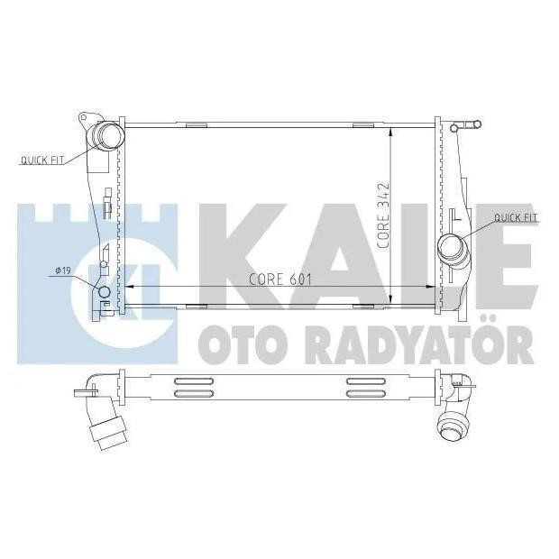 Kale Oto Radiator 354600 Radiator, engine cooling 354600: Buy near me in Poland at 2407.PL - Good price!