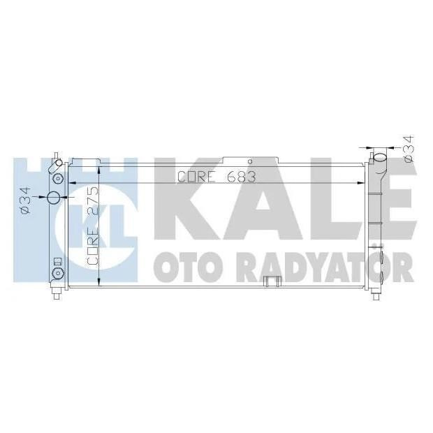 Kale Oto Radiator 371100 Радіатор охолодження двигуна 371100: Купити у Польщі - Добра ціна на 2407.PL!