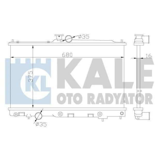 Kale Oto Radiator 374000 Chłodnica, układ chłodzenia silnika 374000: Dobra cena w Polsce na 2407.PL - Kup Teraz!