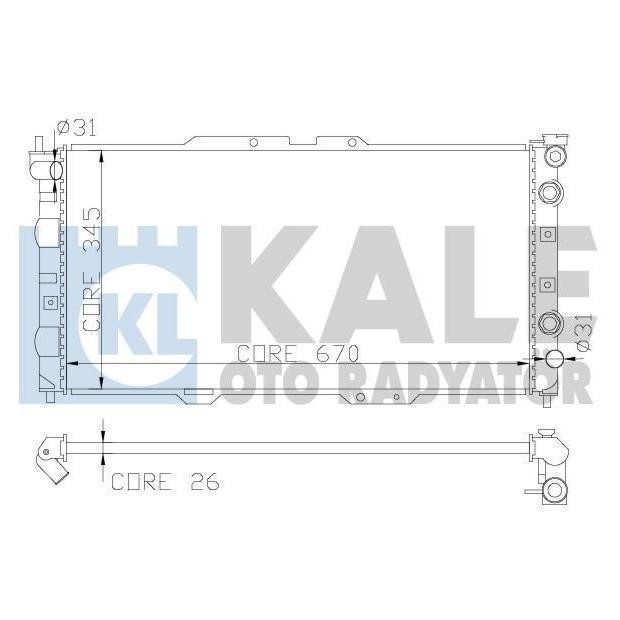 Kale Oto Radiator 342015 Kühler motorkühlung 342015: Kaufen Sie zu einem guten Preis in Polen bei 2407.PL!