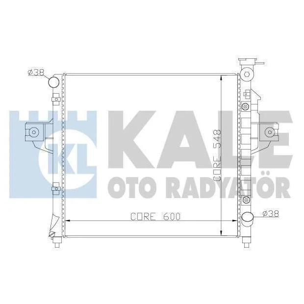 Kale Oto Radiator 342085 Radiator, engine cooling 342085: Buy near me at 2407.PL in Poland at an Affordable price!