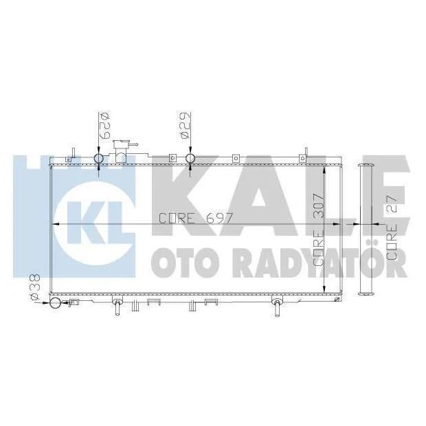 Kale Oto Radiator 342115 Chłodnica, układ chłodzenia silnika 342115: Dobra cena w Polsce na 2407.PL - Kup Teraz!