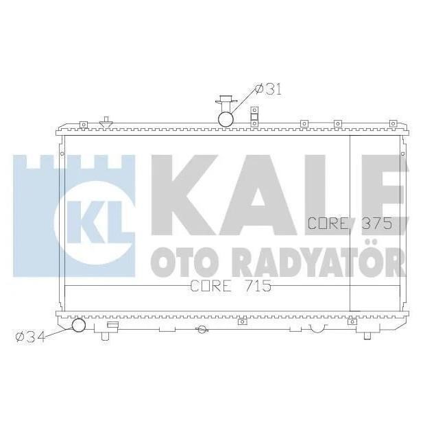 Kale Oto Radiator 342125 Kühler motorkühlung 342125: Kaufen Sie zu einem guten Preis in Polen bei 2407.PL!