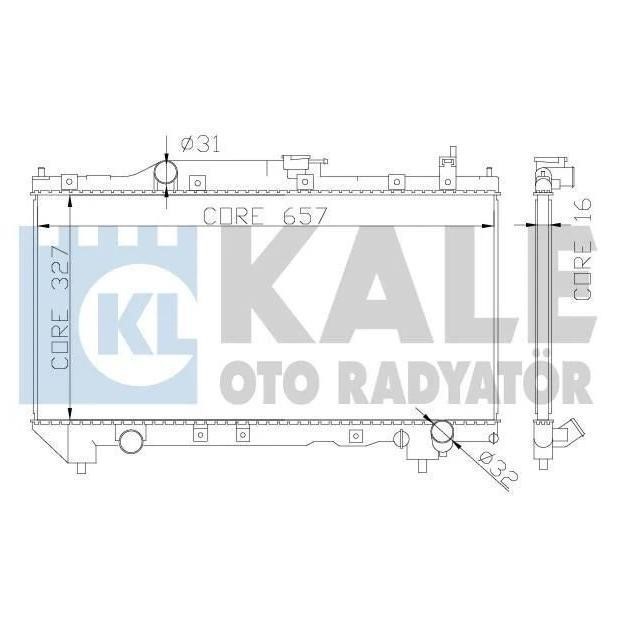 Kale Oto Radiator 342130 Chłodnica, układ chłodzenia silnika 342130: Dobra cena w Polsce na 2407.PL - Kup Teraz!