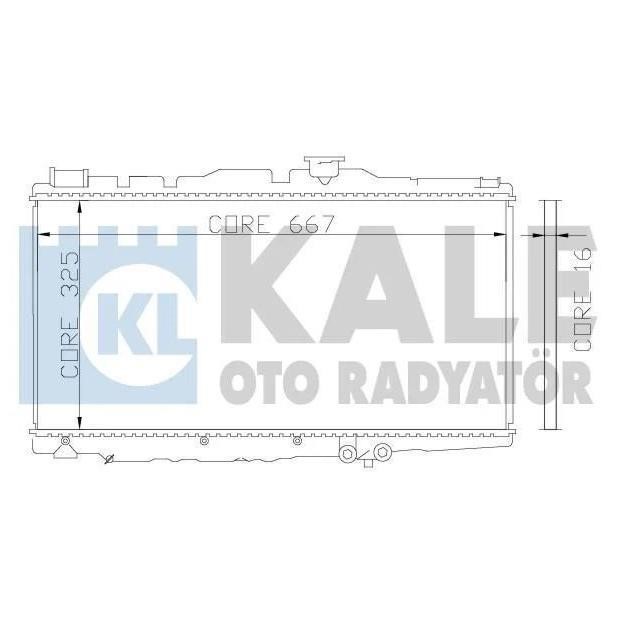 Kale Oto Radiator 342155 Chłodnica, układ chłodzenia silnika 342155: Dobra cena w Polsce na 2407.PL - Kup Teraz!