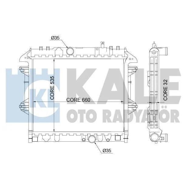 Kale Oto Radiator 342335 Kühler motorkühlung 342335: Kaufen Sie zu einem guten Preis in Polen bei 2407.PL!