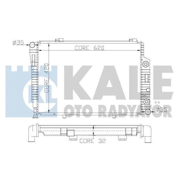 Kale Oto Radiator 360300 Chłodnica, układ chłodzenia silnika 360300: Dobra cena w Polsce na 2407.PL - Kup Teraz!