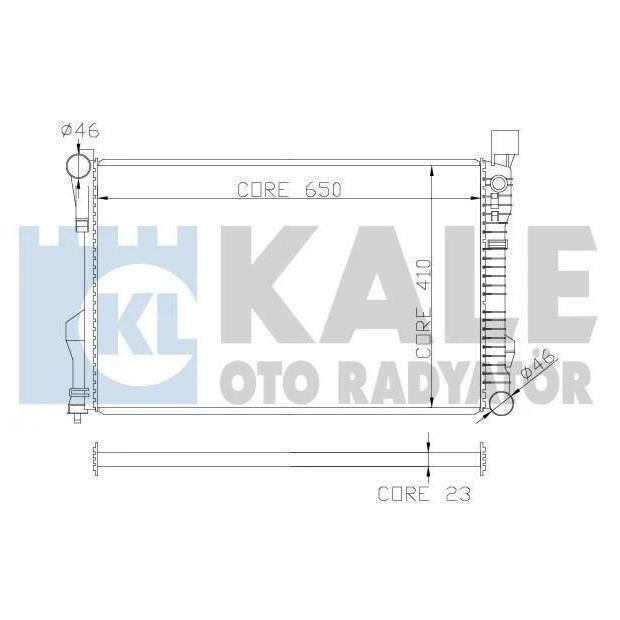 Kale Oto Radiator 360600 Radiator, engine cooling 360600: Buy near me at 2407.PL in Poland at an Affordable price!