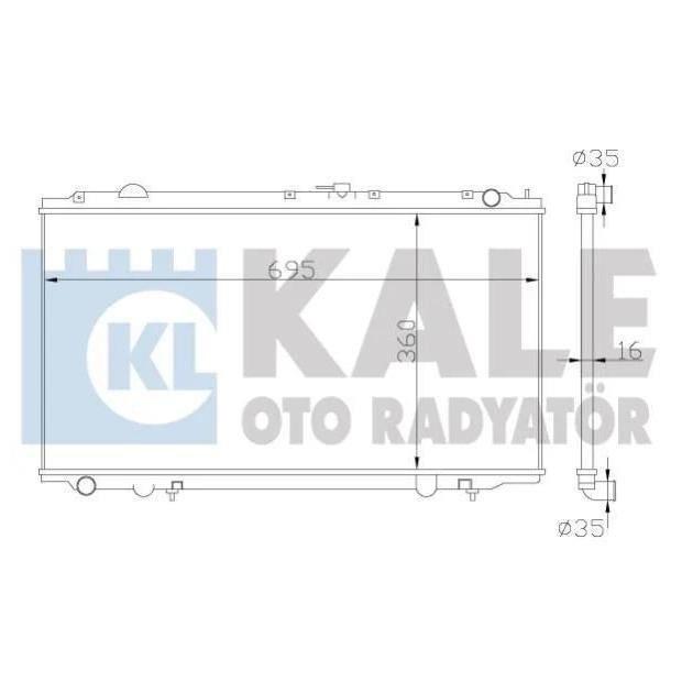 Kale Oto Radiator 363100 Chłodnica, układ chłodzenia silnika 363100: Dobra cena w Polsce na 2407.PL - Kup Teraz!