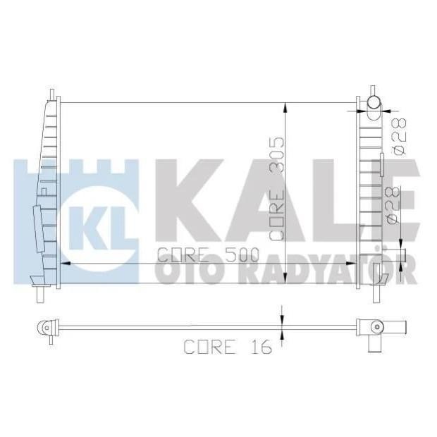 Kale Oto Radiator 341920 Kühler motorkühlung 341920: Kaufen Sie zu einem guten Preis in Polen bei 2407.PL!