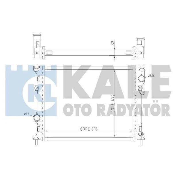 Kale Oto Radiator 341940 Kühler motorkühlung 341940: Kaufen Sie zu einem guten Preis in Polen bei 2407.PL!