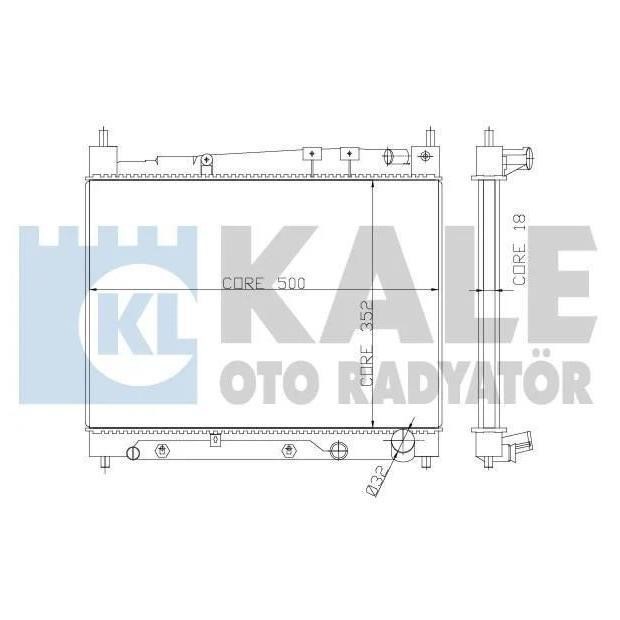 Kale Oto Radiator 366000 Kühler motorkühlung 366000: Kaufen Sie zu einem guten Preis in Polen bei 2407.PL!