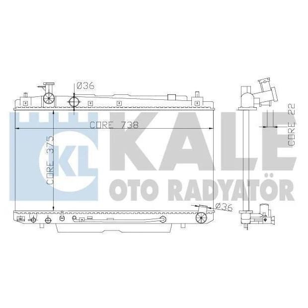 Kale Oto Radiator 366100 Kühler motorkühlung 366100: Kaufen Sie zu einem guten Preis in Polen bei 2407.PL!
