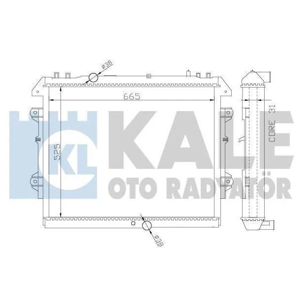 Kale Oto Radiator 366500 Kühler motorkühlung 366500: Kaufen Sie zu einem guten Preis in Polen bei 2407.PL!