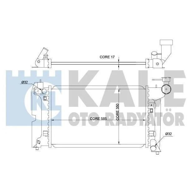 Kale Oto Radiator 366900 Chłodnica, układ chłodzenia silnika 366900: Atrakcyjna cena w Polsce na 2407.PL - Zamów teraz!