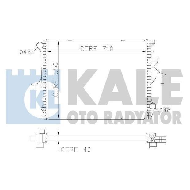 Kale Oto Radiator 367900 Радиатор охлаждения двигателя 367900: Отличная цена - Купить в Польше на 2407.PL!