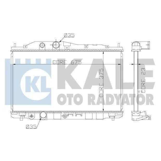 Kale Oto Radiator 357200 Chłodnica, układ chłodzenia silnika 357200: Atrakcyjna cena w Polsce na 2407.PL - Zamów teraz!