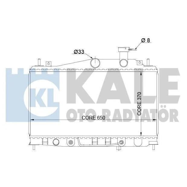 Kale Oto Radiator 357900 Радиатор охлаждения двигателя 357900: Отличная цена - Купить в Польше на 2407.PL!