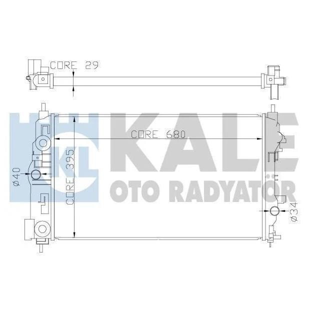 Kale Oto Radiator 349300 Kühler motorkühlung 349300: Kaufen Sie zu einem guten Preis in Polen bei 2407.PL!