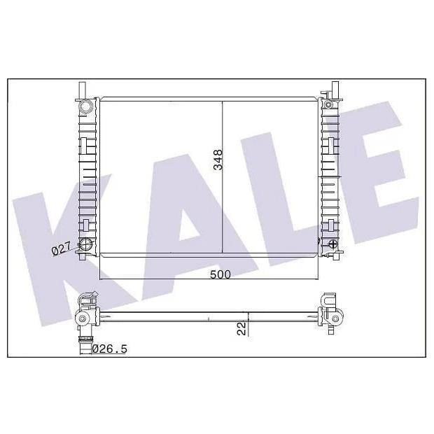 Kale Oto Radiator 349500 Kühler motorkühlung 349500: Kaufen Sie zu einem guten Preis in Polen bei 2407.PL!