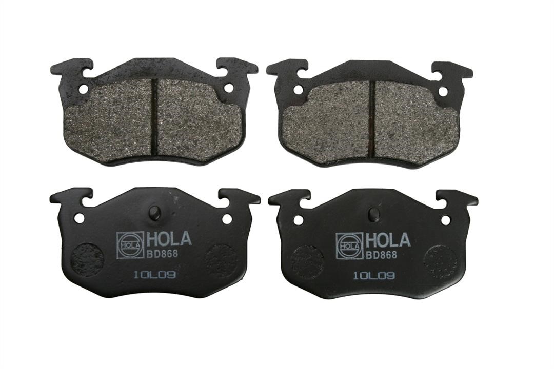 Hola BD868 Rear disc brake pads, set BD868: Buy near me at 2407.PL in Poland at an Affordable price!