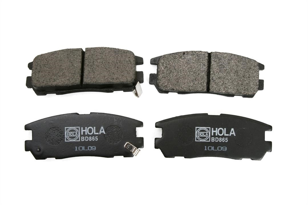 Hola BD865 Rear disc brake pads, set BD865: Buy near me in Poland at 2407.PL - Good price!