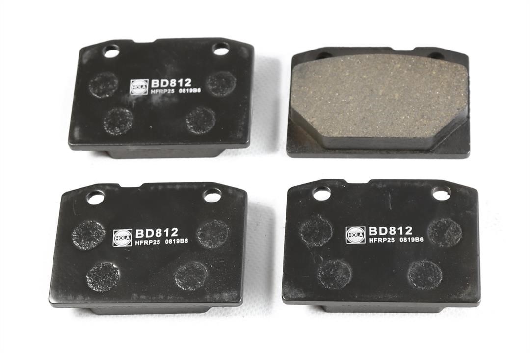 Hola BD812 Front disc brake pads, set BD812: Buy near me in Poland at 2407.PL - Good price!