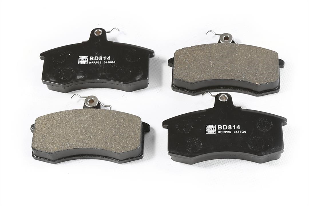 Hola BD814 Front disc brake pads, set BD814: Buy near me at 2407.PL in Poland at an Affordable price!