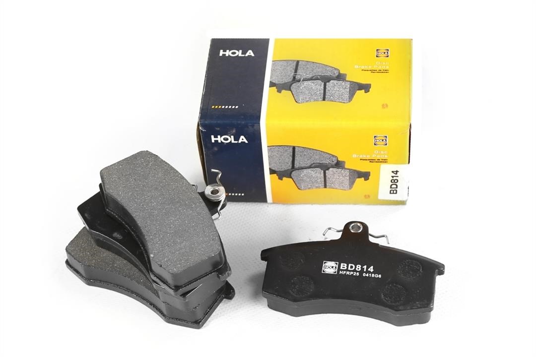 Front disc brake pads, set Hola BD814