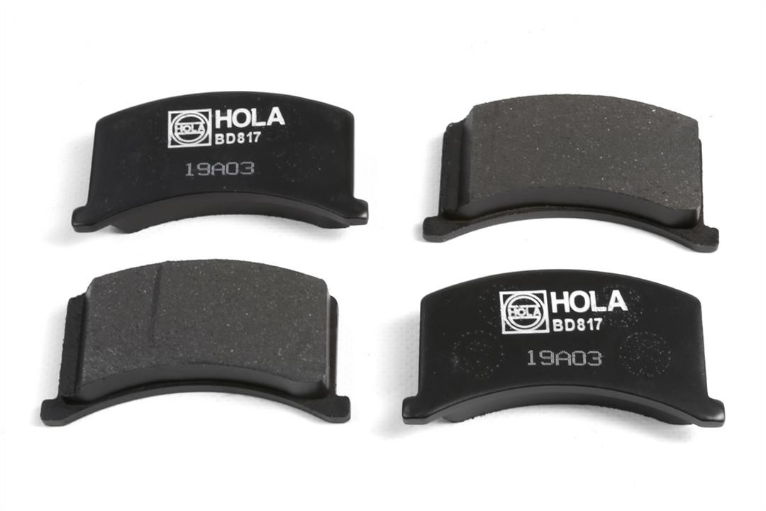 Hola BD817 Front disc brake pads, set BD817: Buy near me in Poland at 2407.PL - Good price!