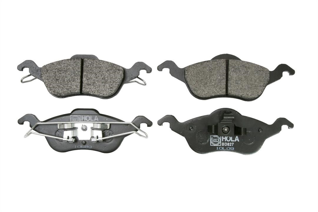 Hola BD827 Front disc brake pads, set BD827: Buy near me at 2407.PL in Poland at an Affordable price!